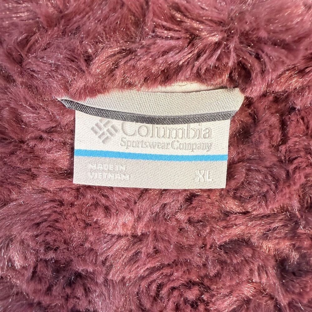 Columbia Women’s Copper Crest II Hooded Jacket X-Large Purple/Maroon - Picture 7 of 14